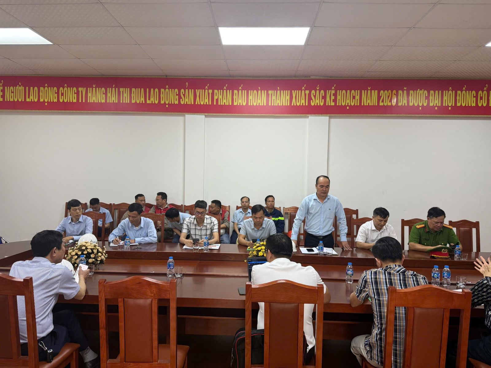 Ông Nguyễn Quốc Hưng. Phó tổng giám đốc - Trưởng ban chỉ đạo lực lượng diễn tập